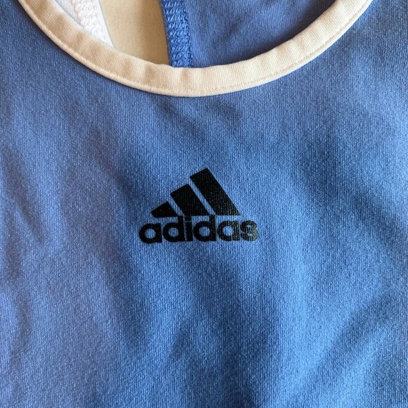 ADIDAS TANK TOP SKY BLUE SIZE S WOMENS - Picture 2 of 5